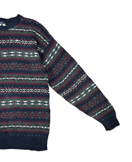 Vintage 90's 'Woods & Gray' Fair Isle Jumper M