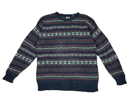 Vintage 90's 'Woods & Gray' Fair Isle Jumper M
