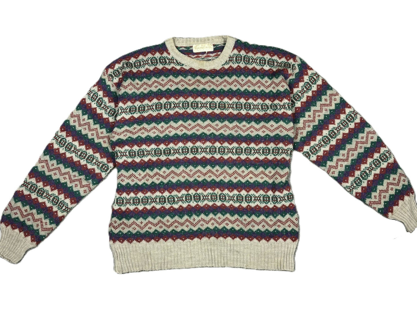 90's Vintage Coogi-Styled 'Chapel Hill' Jumper