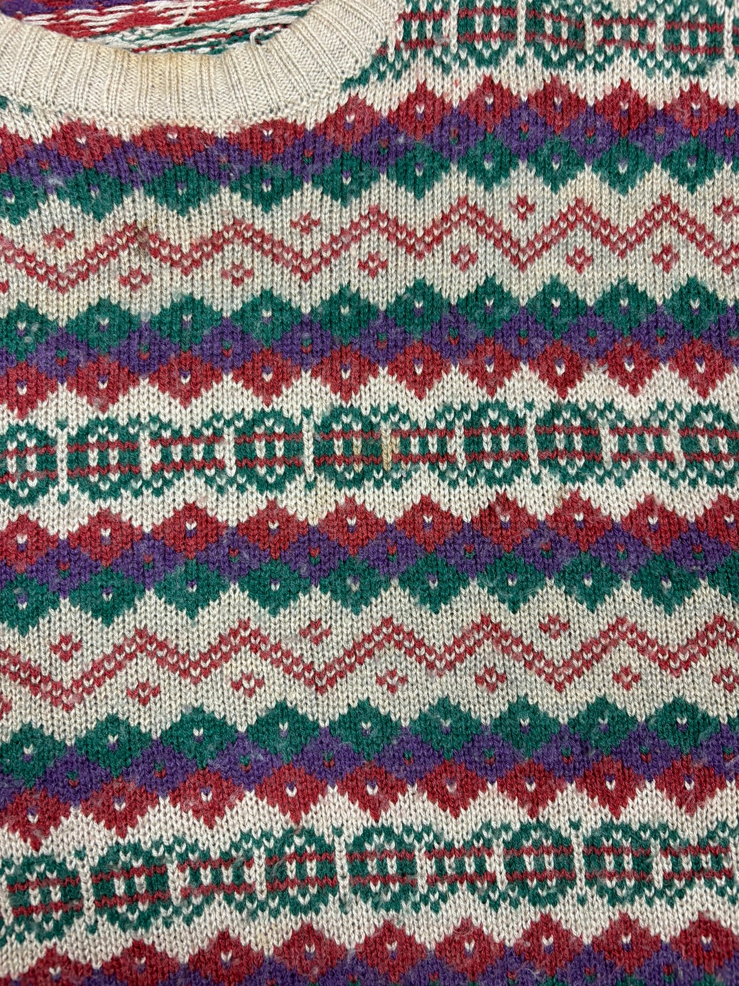 90's Vintage Coogi-Styled 'Chapel Hill' Jumper