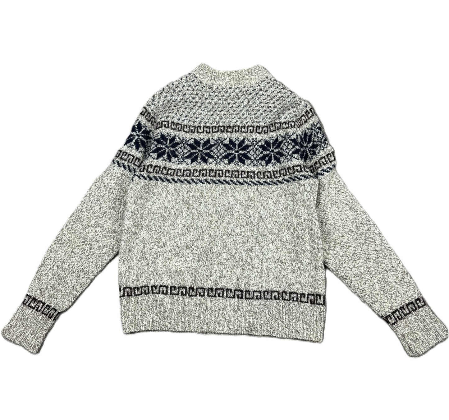 Vintage 90's Hockey Fair Isle Nordic Jumper M