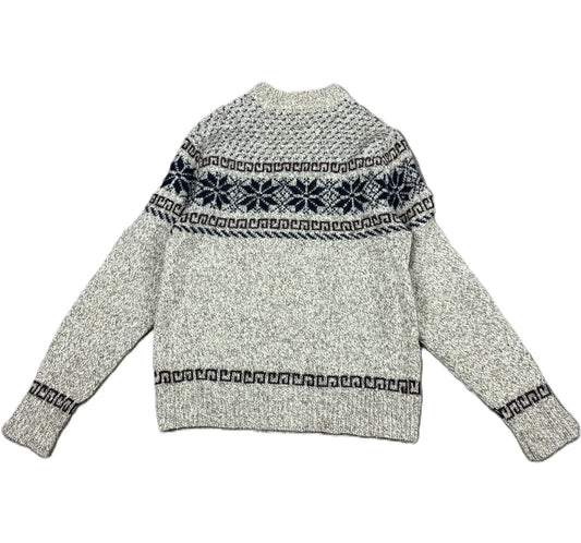 Vintage 90's Hockey Fair Isle Nordic Jumper M