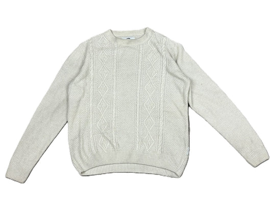 Cream BRANDED 'Nordam' Cable Knit Jumper L