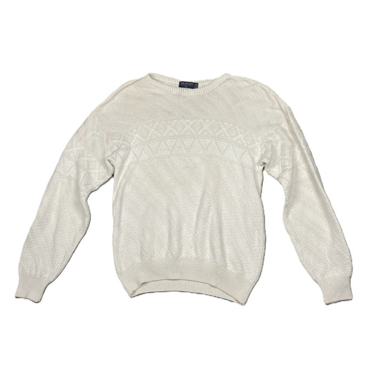 Vintage VAN HEUSEN Cream Cable Knit Sweater XL